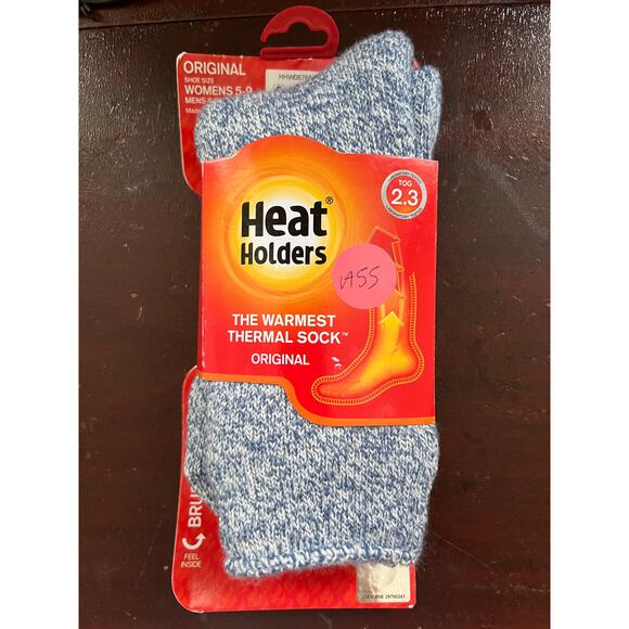 Heat Holder Women’s Original Socks Blue Shoe size 5-9 - Picture 1 of 3